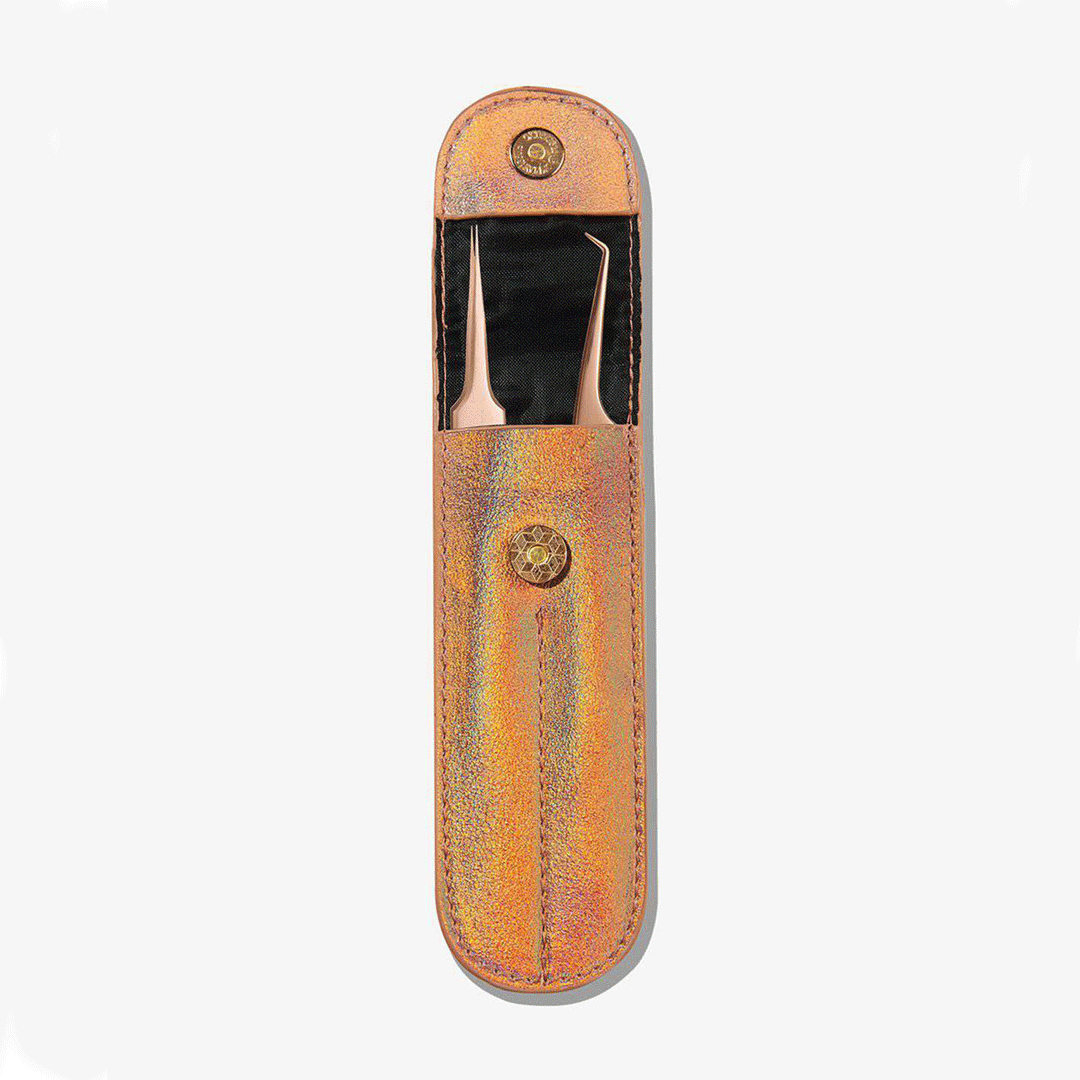LBLA Rose Gold Tweezer Case