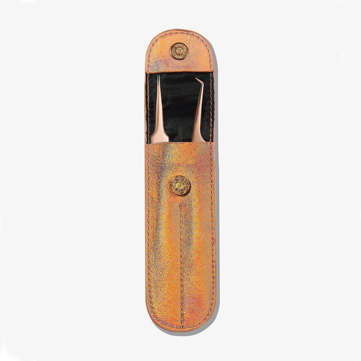 LBLA Rose Gold Tweezer Case