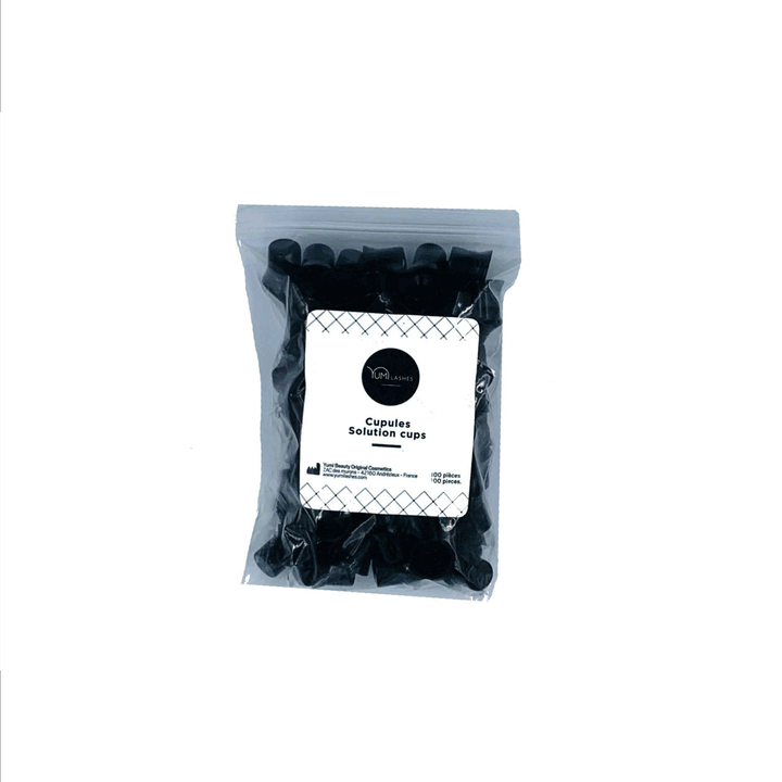 Yumi lashes Black Disposable Plastic Cups 100pcs