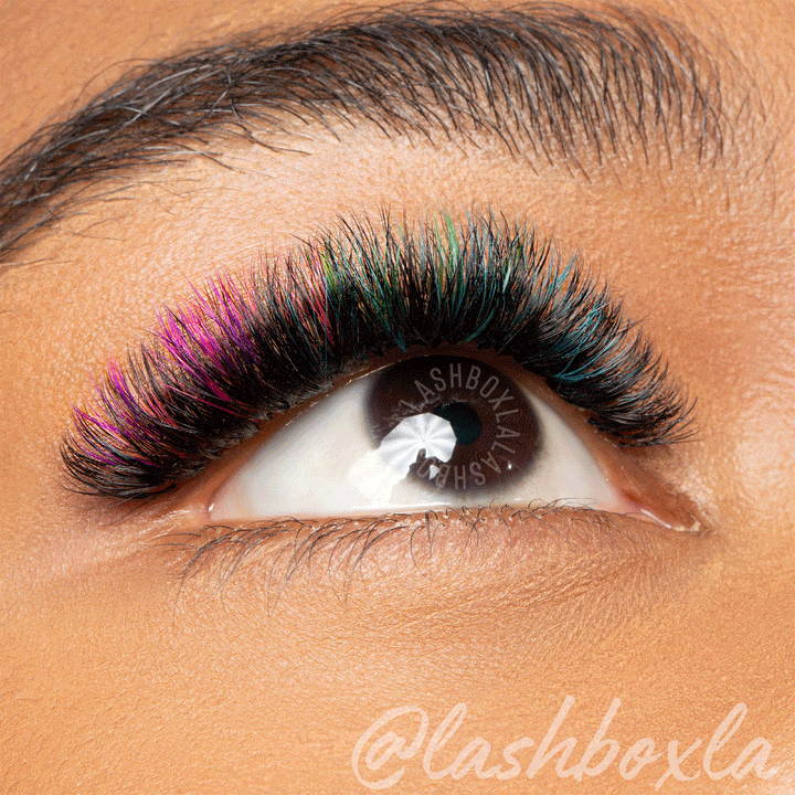 Unicorn Mixed Color Lash Tray 0.07mm Model - Lashbox LA