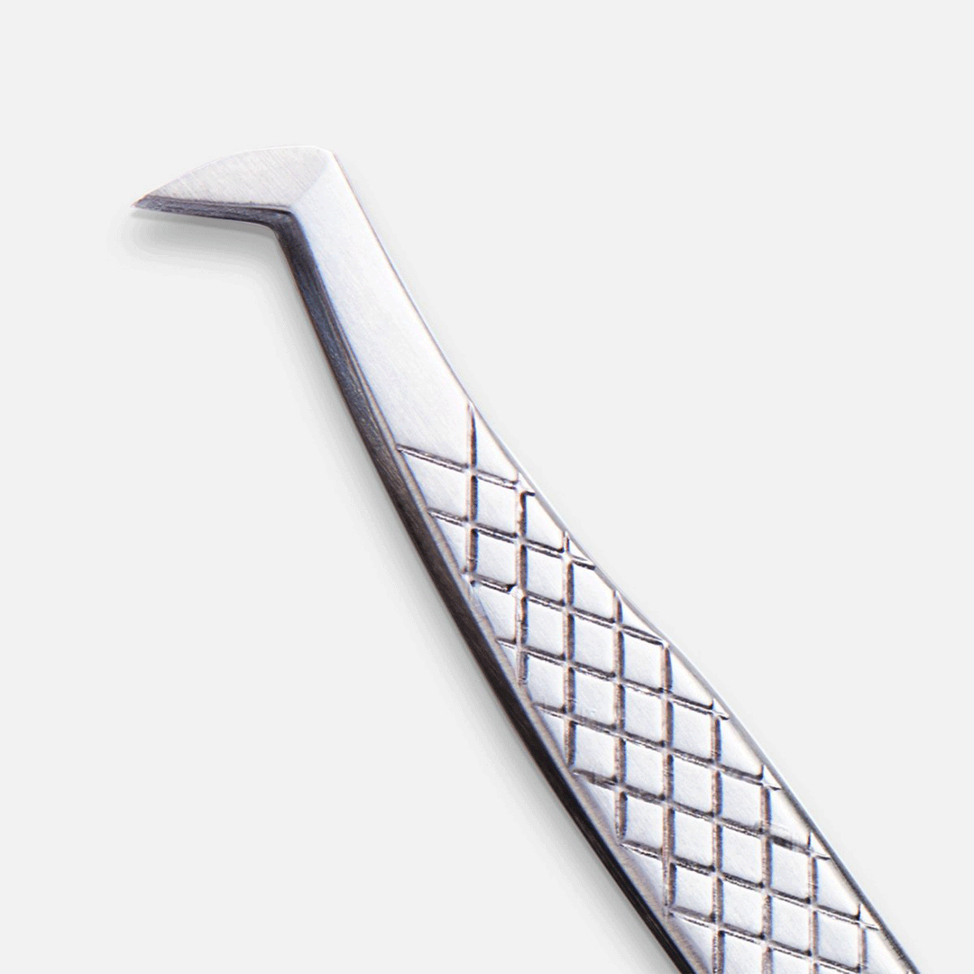 Volume Mermaid Swan Platinum Tweezer - Lashbox LA