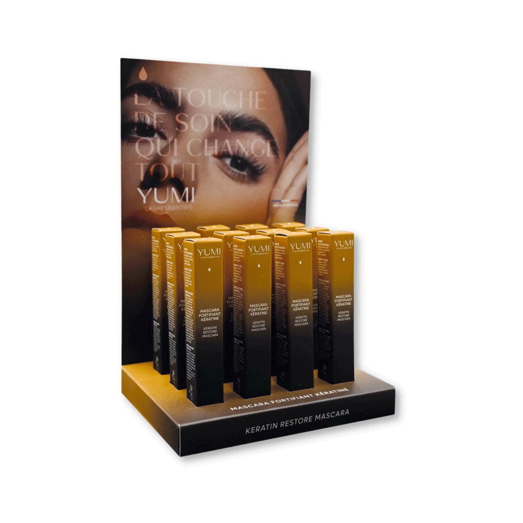 Yumi Keratin Restore Mascara + Display Stand