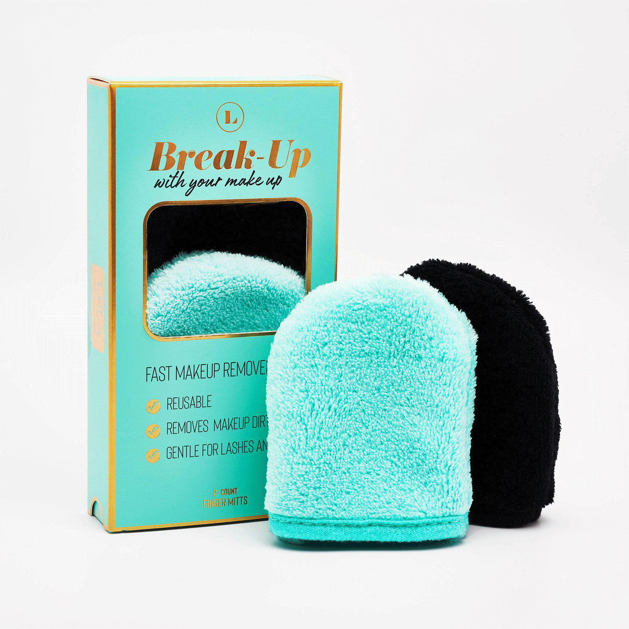 Makeup Remover Mitts 2pcs